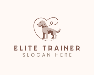 Trainer - Dog Leash Trainer logo design