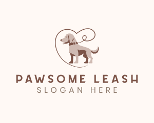 Leash - Dog Leash Trainer logo design
