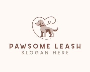 Dog Leash Trainer logo design