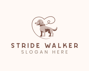 Dog Leash Trainer logo design