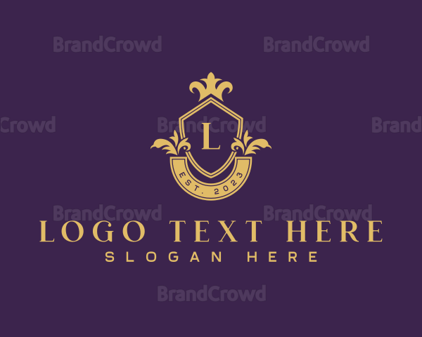 Luxury Boutique Shield Logo