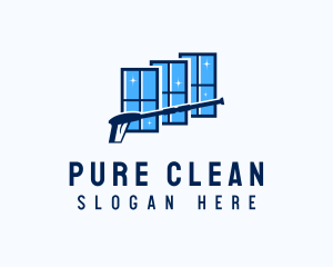 Window Pressure Cleaning logo design