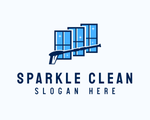Cleaning - Window Pressure Cleaning logo design