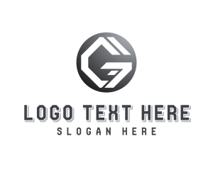 Geometric Technology Letter G logo design