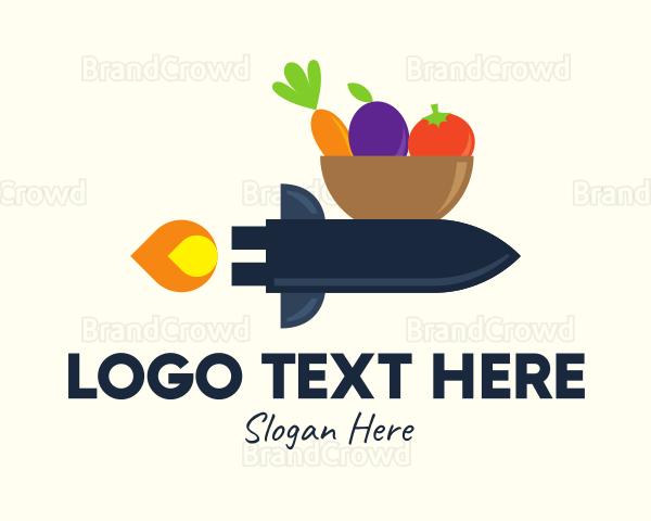 Vegetable Rocket Delivery Logo