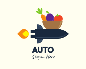 Vegetable Rocket Delivery Logo