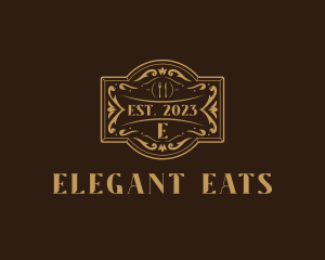 Luxury Fine Dining Restaurant logo design