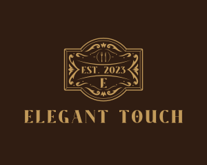 Luxury Fine Dining Restaurant logo design