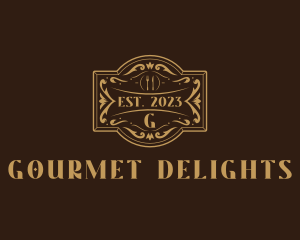 Luxury Fine Dining Restaurant logo design