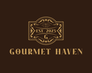 Luxury Fine Dining Restaurant logo design