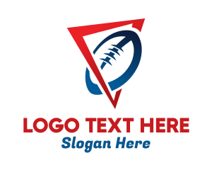 Rugby - American Football Sport logo design