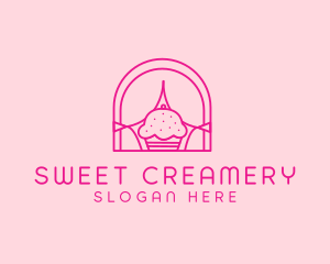 Sweet Cupcake Bakery  logo design