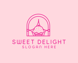 Sweet Cupcake Bakery  logo design