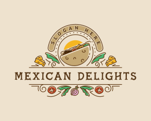 Tacos Mexican Taqueria logo design