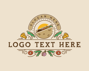 Tacos Food Taqueria logo design