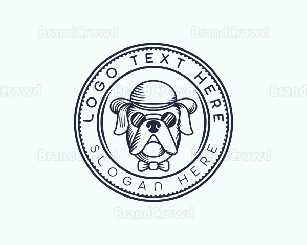 Dog Pet Grooming Logo