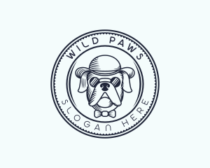 Dog Pet Grooming logo design