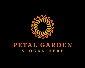Petal - Radial Flower Sun logo design