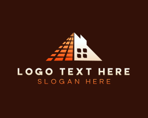 Residential - Real Estate Roof logo design