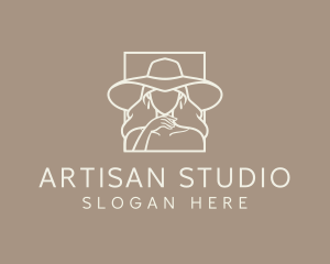 Atelier - Woman Hat Boutique logo design