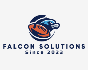 Falcon Football Athletics logo design