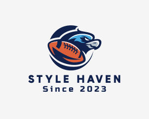 College - Falcon Football Athletics logo design