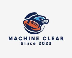 University - Falcon Football Athletics logo design