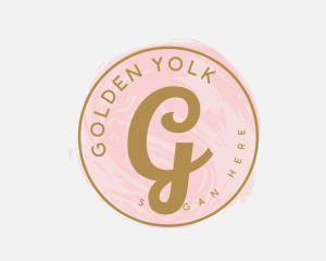 Golden Beauty Fashion logo design