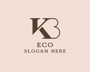 Classic Letter KB Monogram Logo