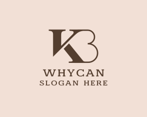 Classic Letter KB Monogram Logo