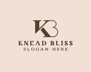 Classic Letter KB Monogram logo design