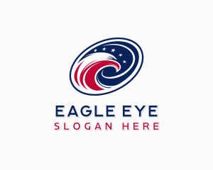 Patriotic Eagle Aviary logo design