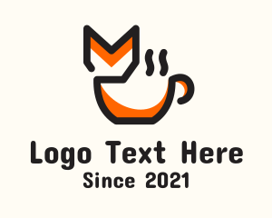 Cafe - Fox Coffee Mug logo design