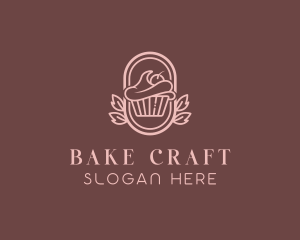 Sweet Cupcake Dessert logo design