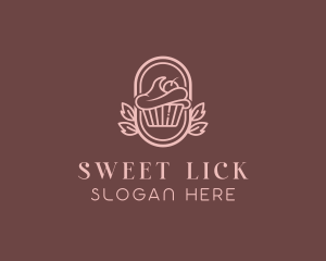 Sweet Cupcake Dessert logo design