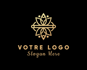 Ornamental Floral Spa Logo