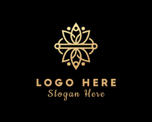 Scent - Ornamental Floral Spa logo design