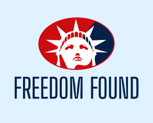 Independence - American Statue of Liberty logo design
