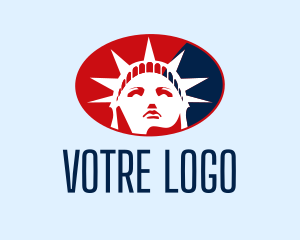 United States - American Statue of Liberty logo design