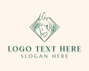 Erotic - Skincare Woman Body Salon logo design