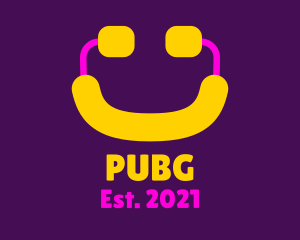 Earphones - Player Gaming Smile logo design