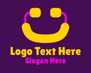 Player Gaming Smile Logo