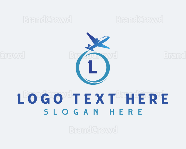 Travel Airplane Tourism Logo