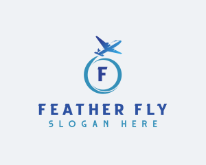 Travel Airplane Tourism logo design