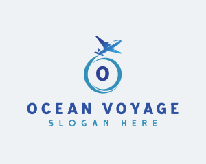 Travel Airplane Tourism logo design