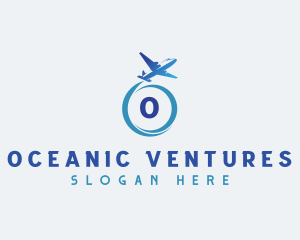 Travel Airplane Tourism logo design