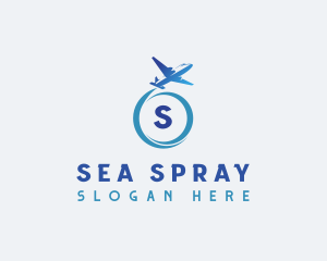 Travel Airplane Tourism logo design