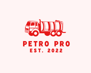 Petroleum - Oil Tanker Truck logo design