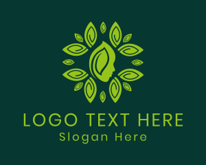 Botanical - Leaves Face Wellness logo design