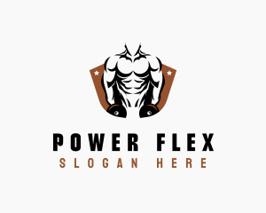 Muscle - Muscle Weightlifting Fitness logo design